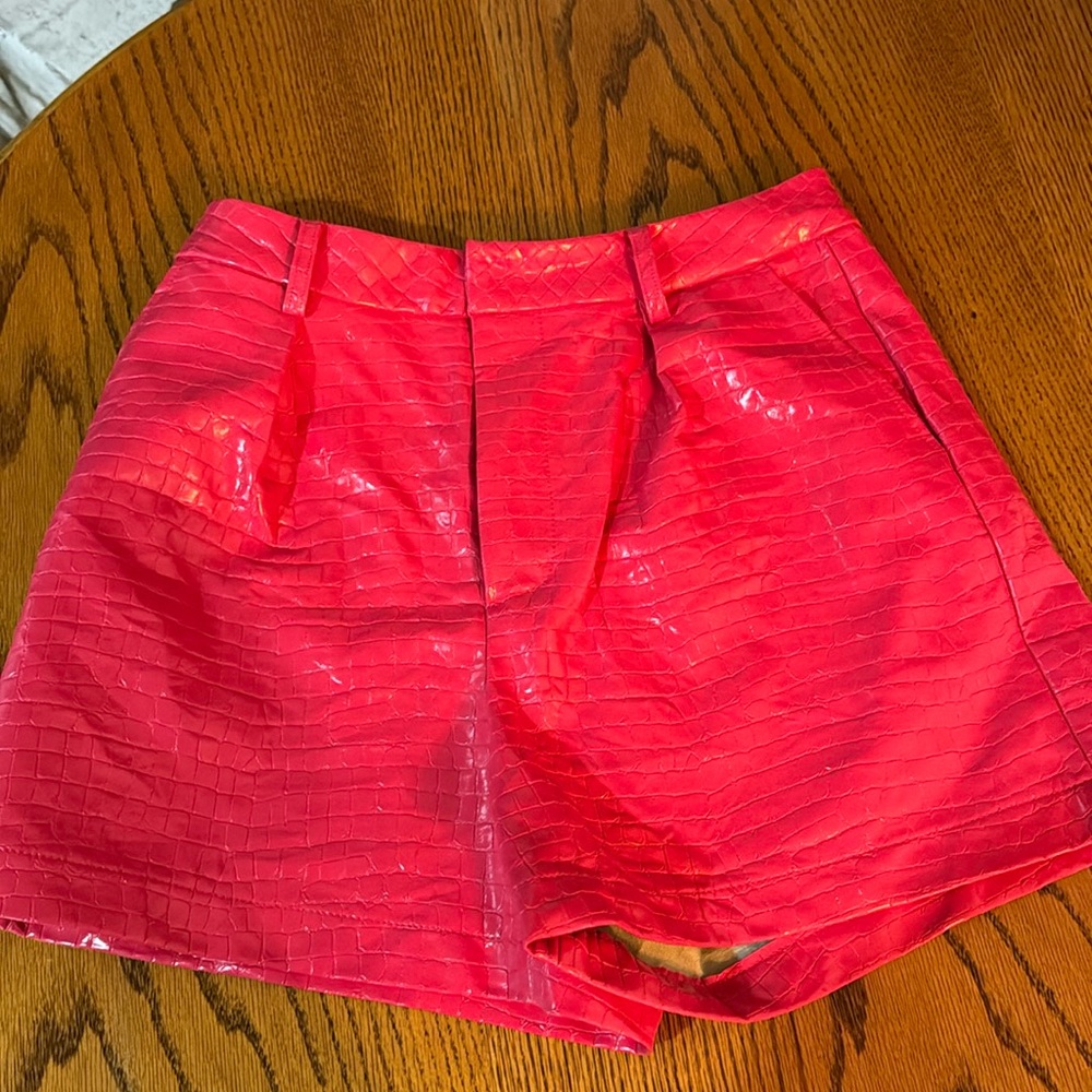 7 for all man kind hot pink shorts